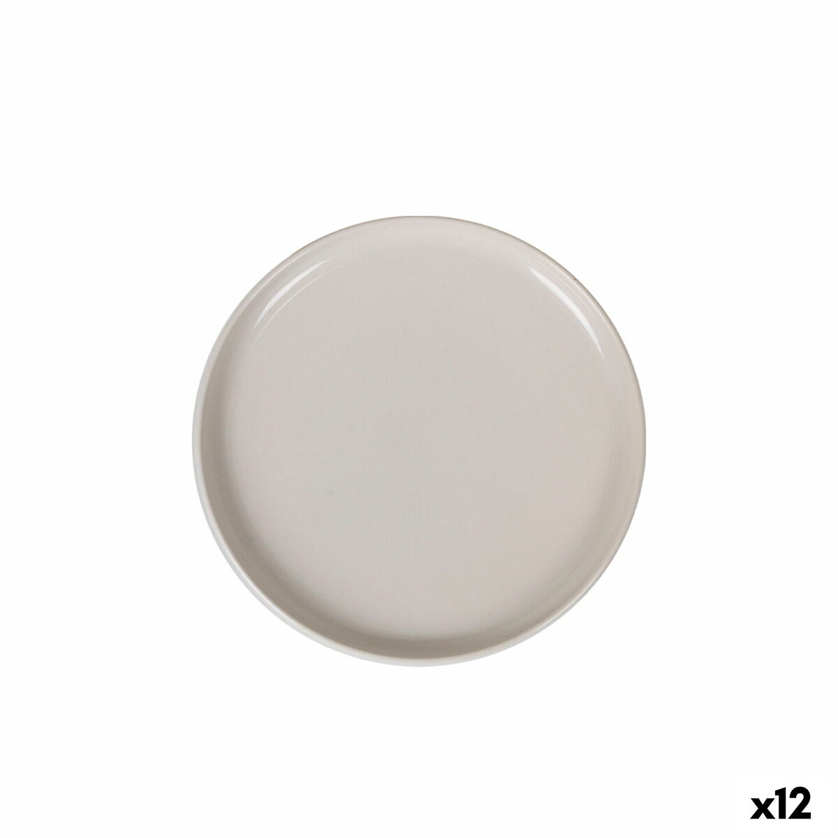 Tácka na chuťovky La Mediterránea Ivory Okrúhla Ø 25 x 2,6 cm (12 kusov)