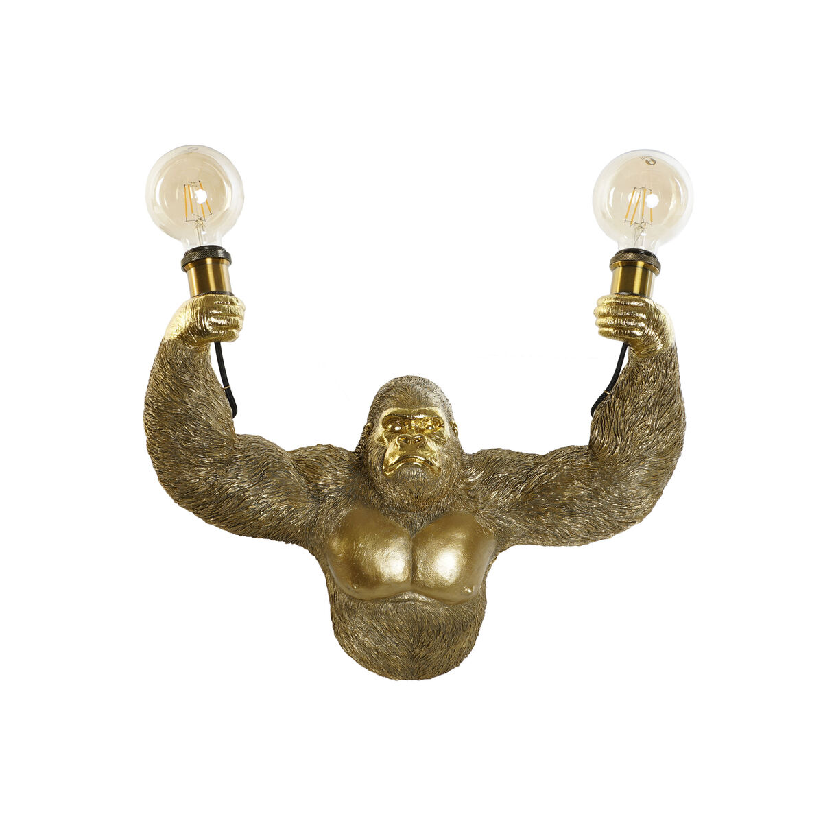 Nástenná Lampa Home ESPRIT Zlatá Živica 50 W Moderný 220 V 51 x 20 x 41 cm