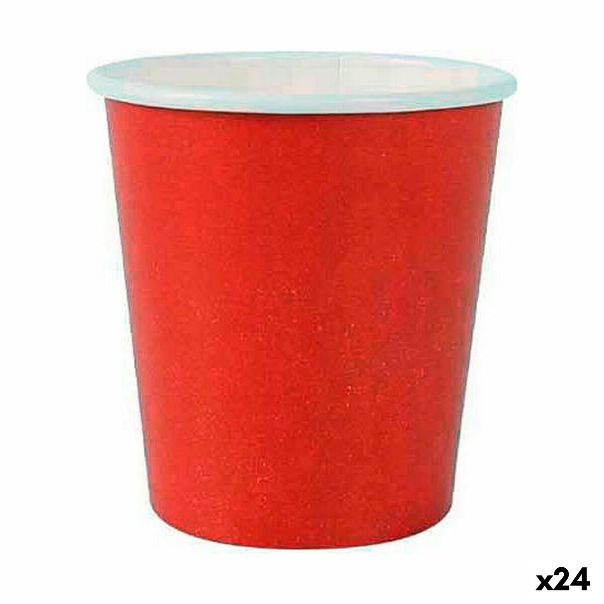Sada pohárov Algon Jednorázový; nevratný Kartón Červená 20 Kusy 120 ml (24 kusov)