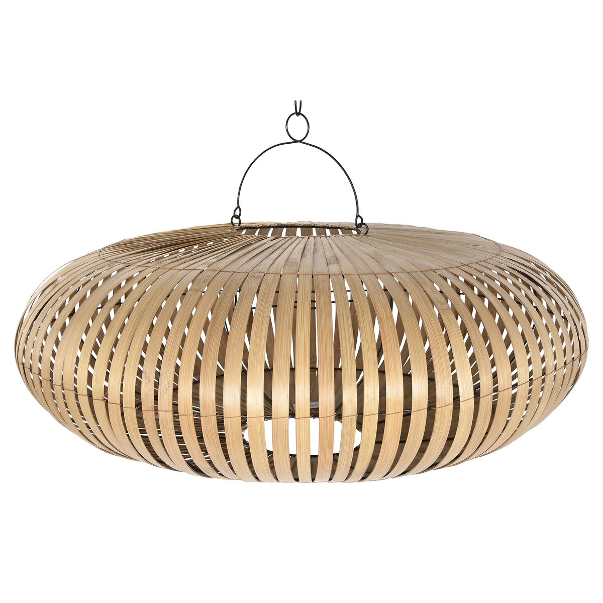 Tienidlo lampy Home ESPRIT Prírodná Bambus 80 x 80 x 33 cm