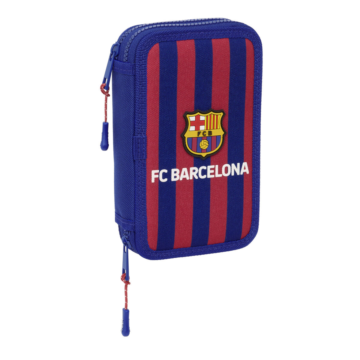 Dvojitý peračník PLUMIER F.C. Barcelona Hnedočervená Námornícka modrá 12.5 x 19.5 x 4 cm 28 Kusy