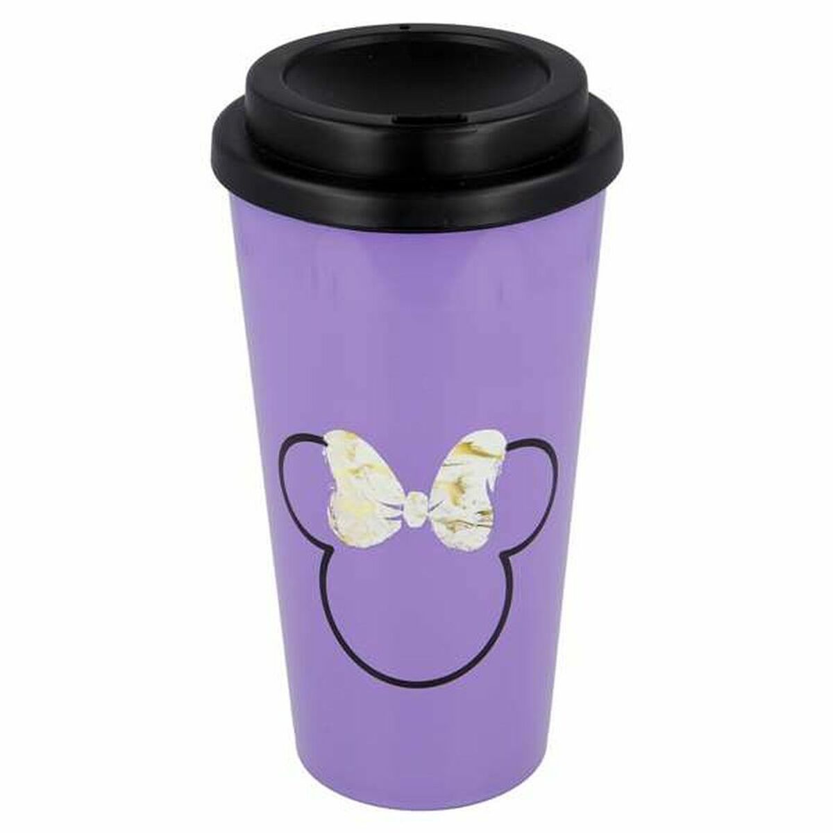 Pohár s vrchnákom Minnie Mouse 01049 (520 ml)