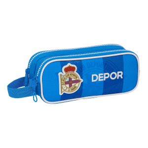 Dvojitý peračník R. C. Deportivo de La Coruña Modrá 21 x 8 x 6 cm