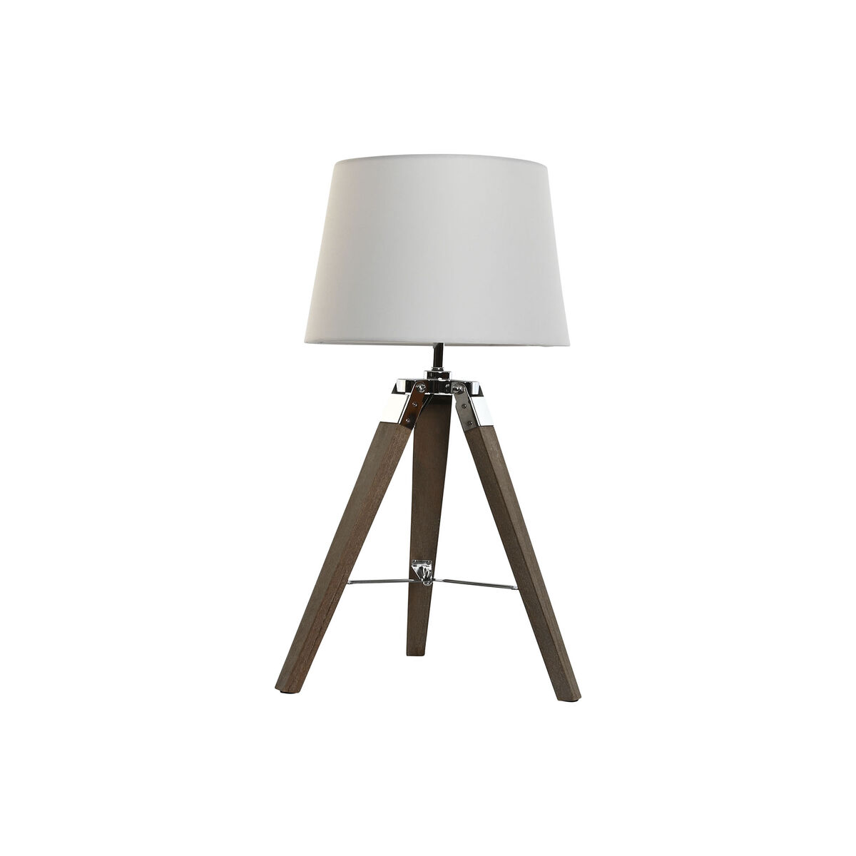 Stolná lampa Home ESPRIT Biela Gaštanová Drevo 36 x 36 x 60 cm