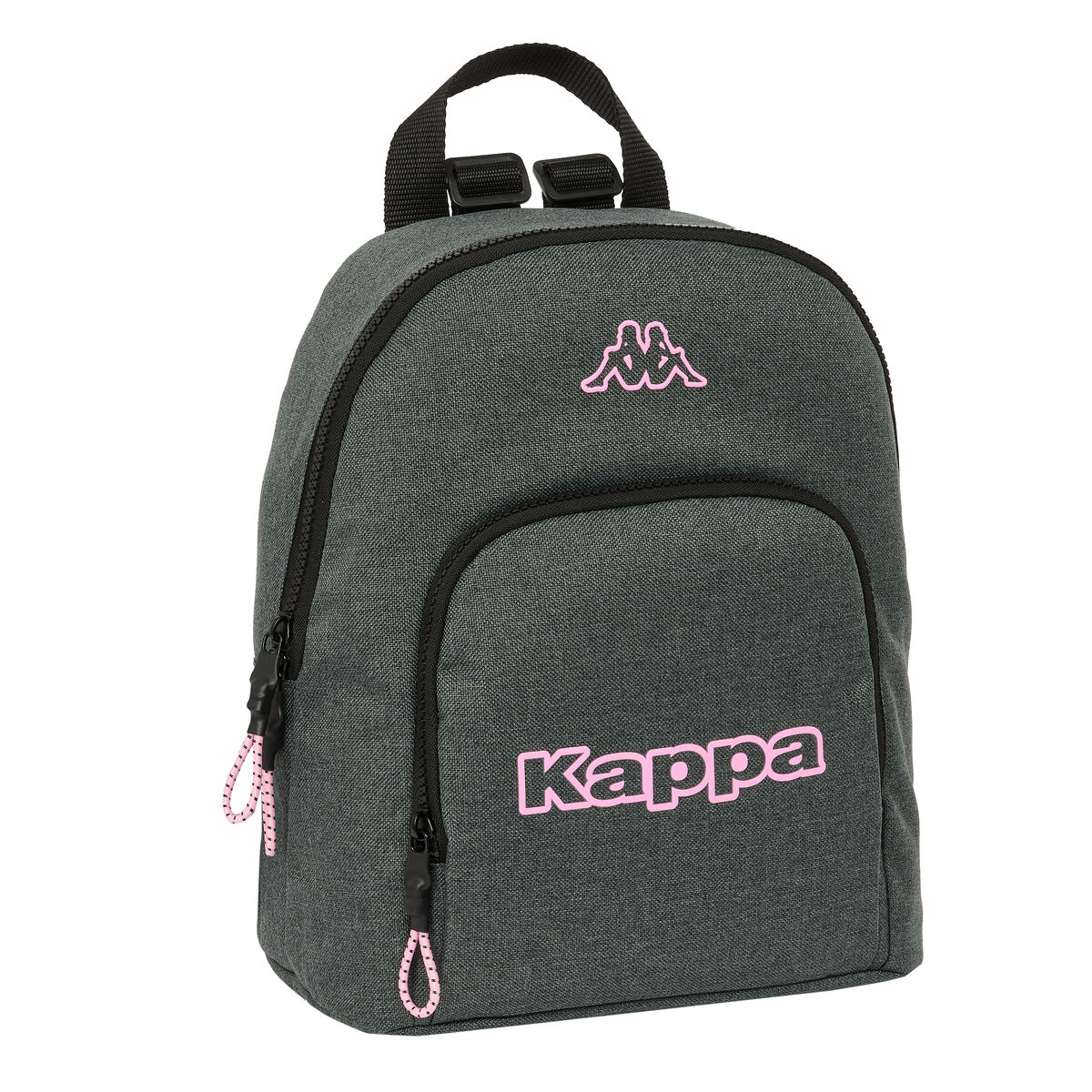 Batoh Kappa Silver pink Mini Sivá 25 x 30 x 13 cm