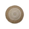 Koberec DKD Home Decor Gaštanová Mandala (200 x 200 x 0,75 cm)