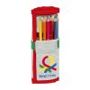 Školský peračník s náplňou Benetton Pop Sivá (27 Kusy) (7 x 20 x 7 cm)