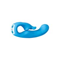 Vibrátor na stimuláciu bodu G Evolved Bunny Modrá