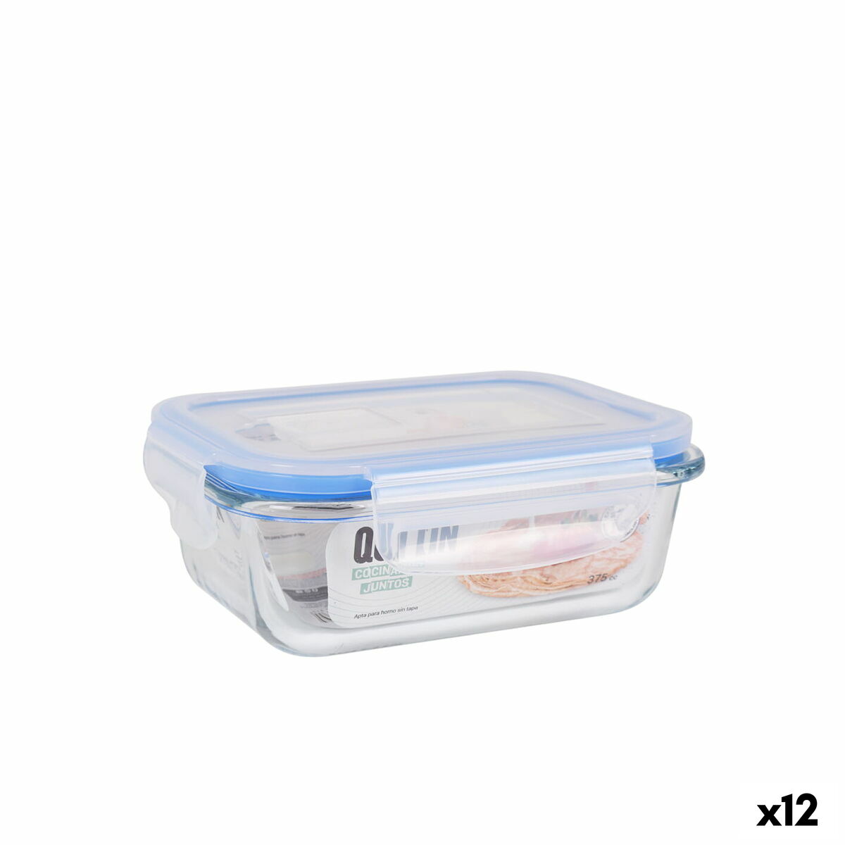 Tepelný obedár Quttin Obdĺžnikový 375 ml (12 kusov)