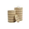 Súprava košíkov DKD Home Decor 40 x 40 x 63 cm Bambus