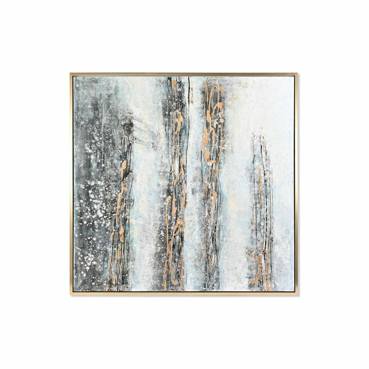 Maľba DKD Home Decor Abstraktný Mestská 131 x 4 x 131 cm