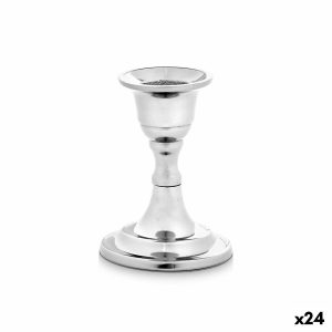 Svietnik Striebristý Aluminium 4,5 x 9 x 6 cm (24 kusov)