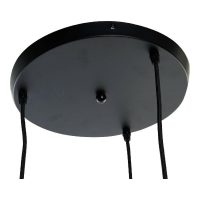 Stropné svetlo DKD Home Decor Biela Čierna Kov Sklo 220 V (40 x 40 x 80 cm)
