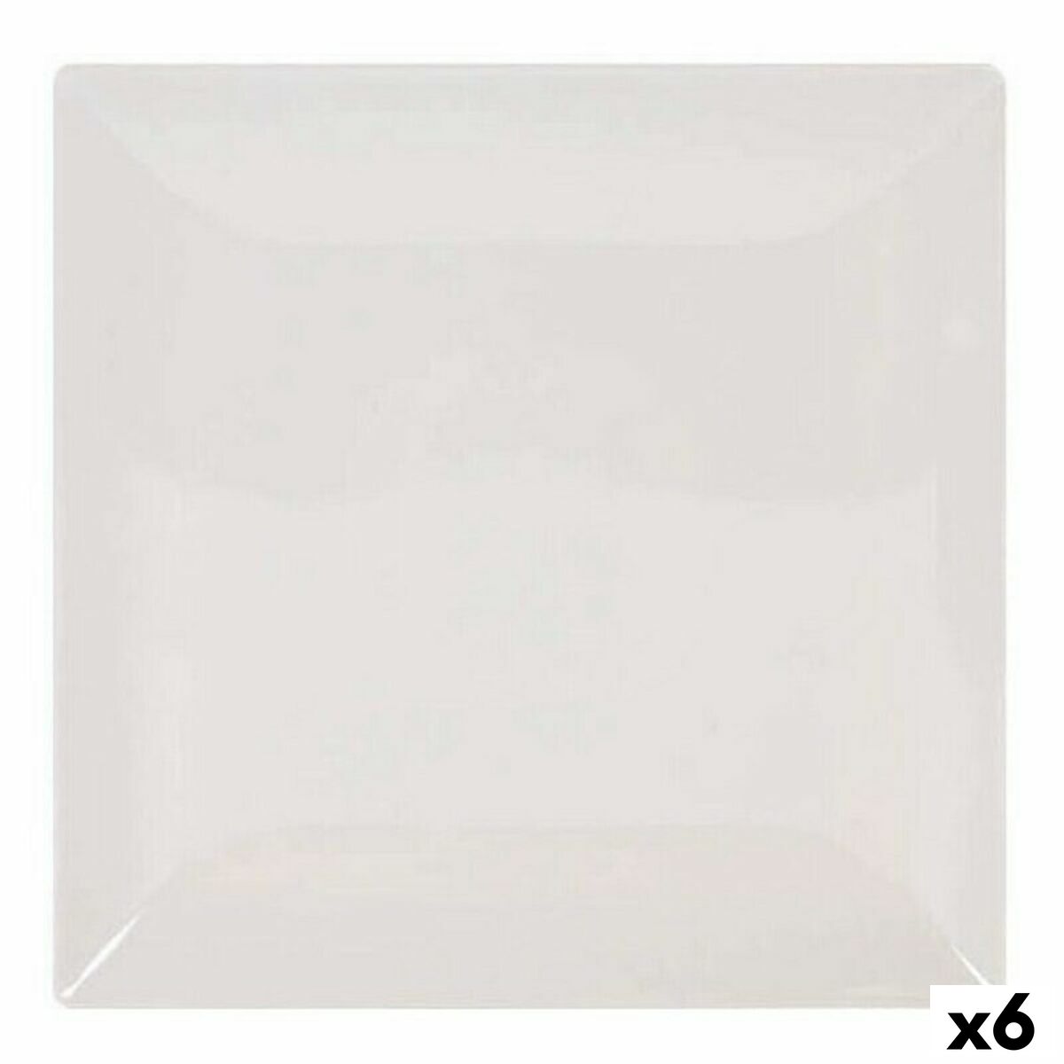 Plochý tanier La Mediterránea Elite Kamenina 26,5 x 26,5 x 2,5 cm (6 kusov)