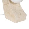 Stolná lampa Krém Polyesterová živica 220-240 V 16,5 x 11,5 x 30 cm
