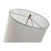 Stolná lampa Home ESPRIT Biela Zlatá Železo 50 W 220 V 35 x 35 x 78 cm