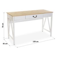 Stôl Versa Kov PVC Ratan (45 x 76 x 120 cm)