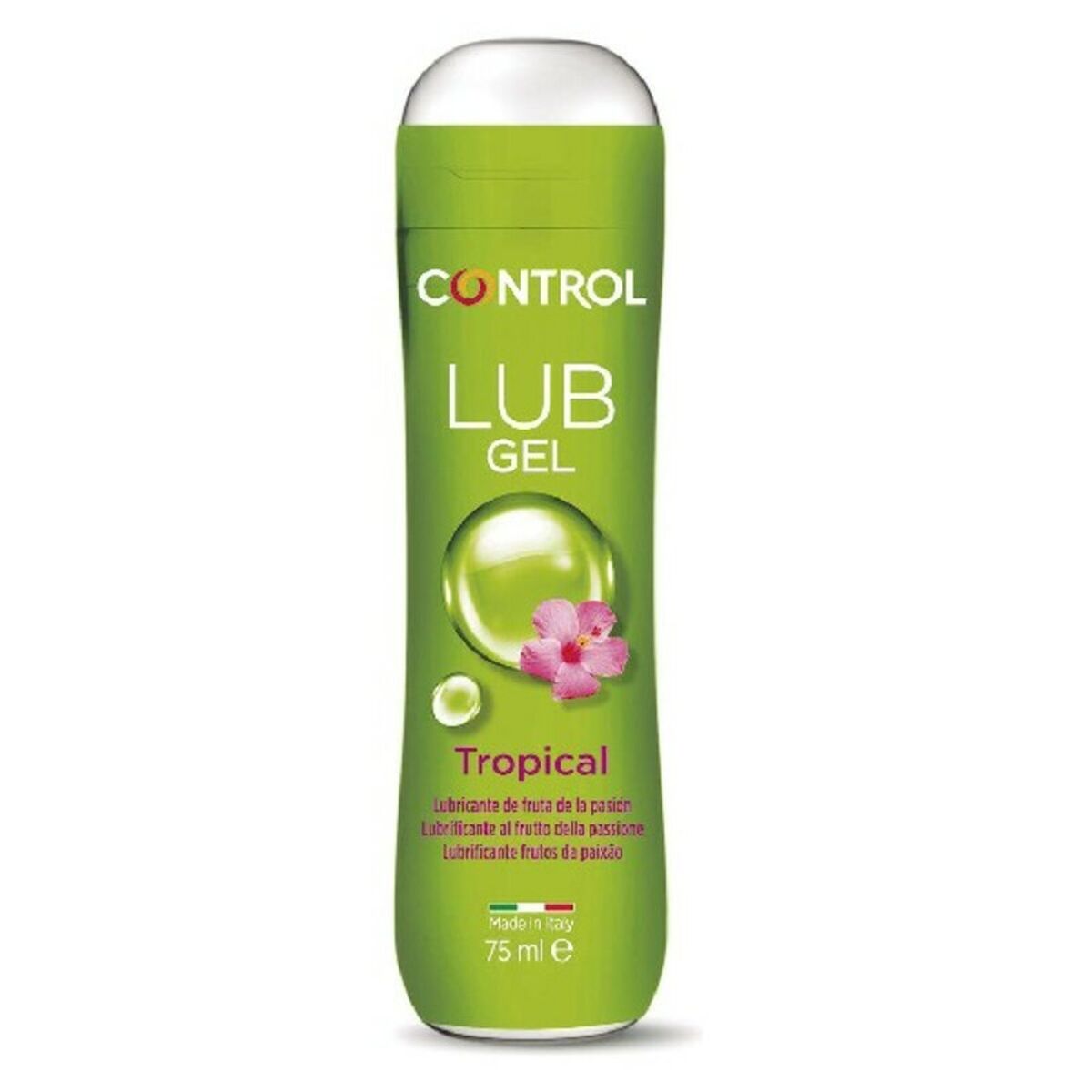 Lubrikačný gél na vodnej báze Lub Tropical Control Exotické ovocie (75 ml)