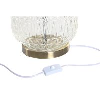 Stolná lampa Home ESPRIT Biela Béžová Kov Sklo 38 x 38 x 54 cm (2 kusov)