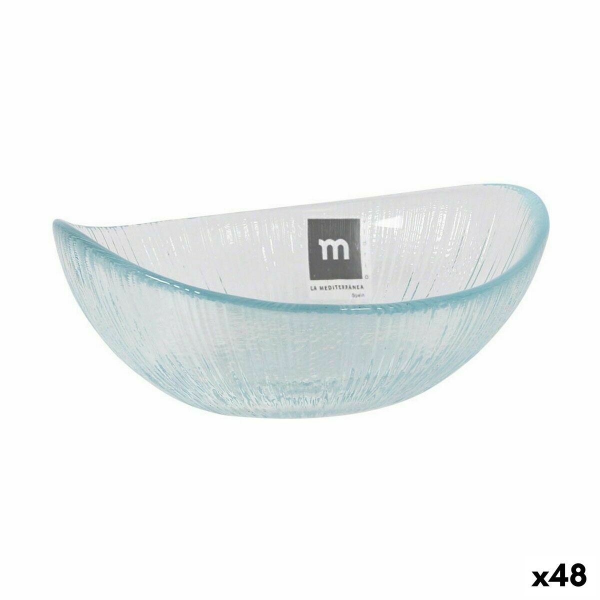 Miska La Mediterránea Transparentná 10,5 x 12,5 x 5 cm (48 kusov)