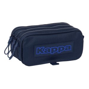Trojitý peračník Kappa Blue night Námornícka modrá 21,5 x 10 x 8 cm