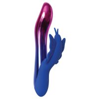 Vibrátor na stimuláciu bodu G Evolved Viacfarebná Motýľ