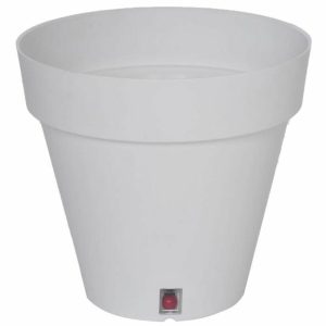 Kvetináč Riviera ? 60 cm Biela Polypropylén Plastické Okrúhly