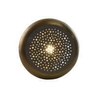 Stolná lampa Home ESPRIT Sivá Zlatá Kov 4 W 220 V 36 x 36 x 37,5 cm