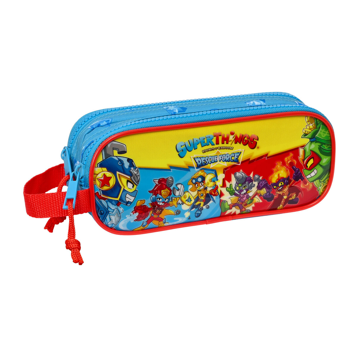 Dvojitý peračník SuperThings Rescue force Modrá 21 x 8 x 6 cm