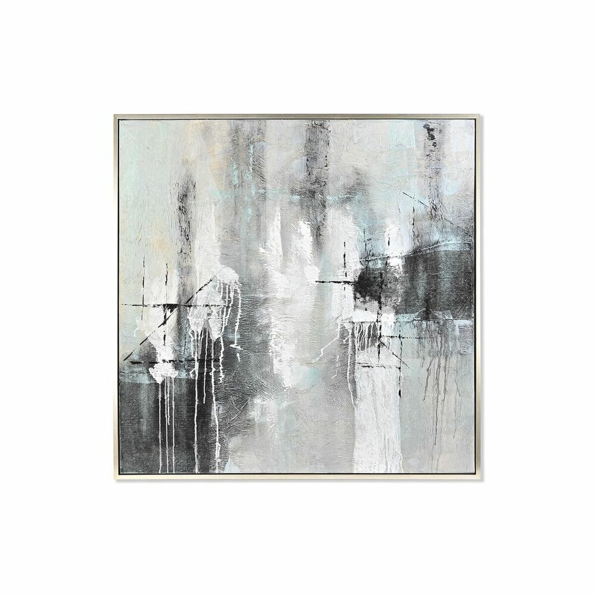 Maľba DKD Home Decor Abstraktný (131 x 4 x 131 cm)