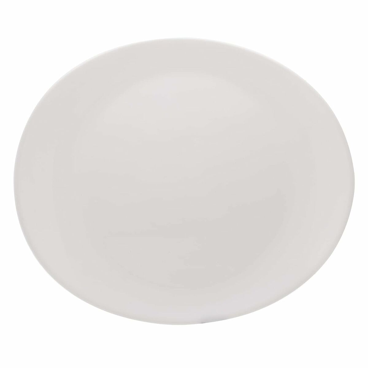 Plochý tanier Arcoroc Restaurant 30 x 26 cm Biela Sklo (6 kusov)