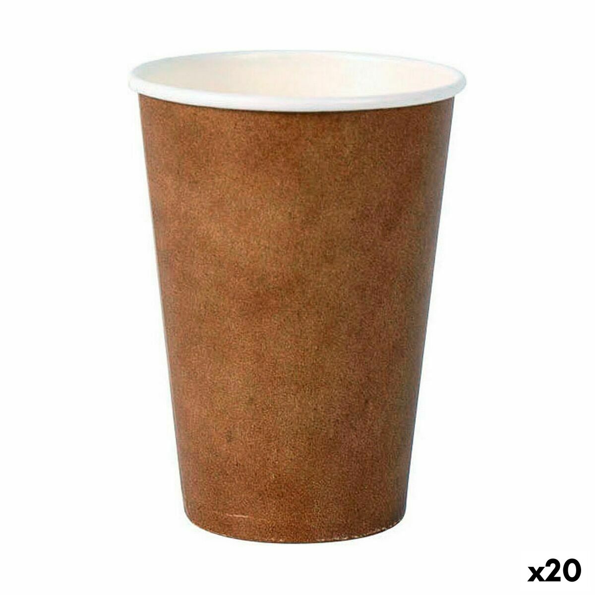 Sada pohárov Algon Jednorázový; nevratný Kartón Kraft papier 20 Kusy 220 ml (20 kusov)