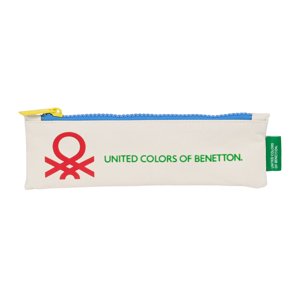 Školské púzdro Benetton Topitos Biela (20 x 6 x 1 cm)