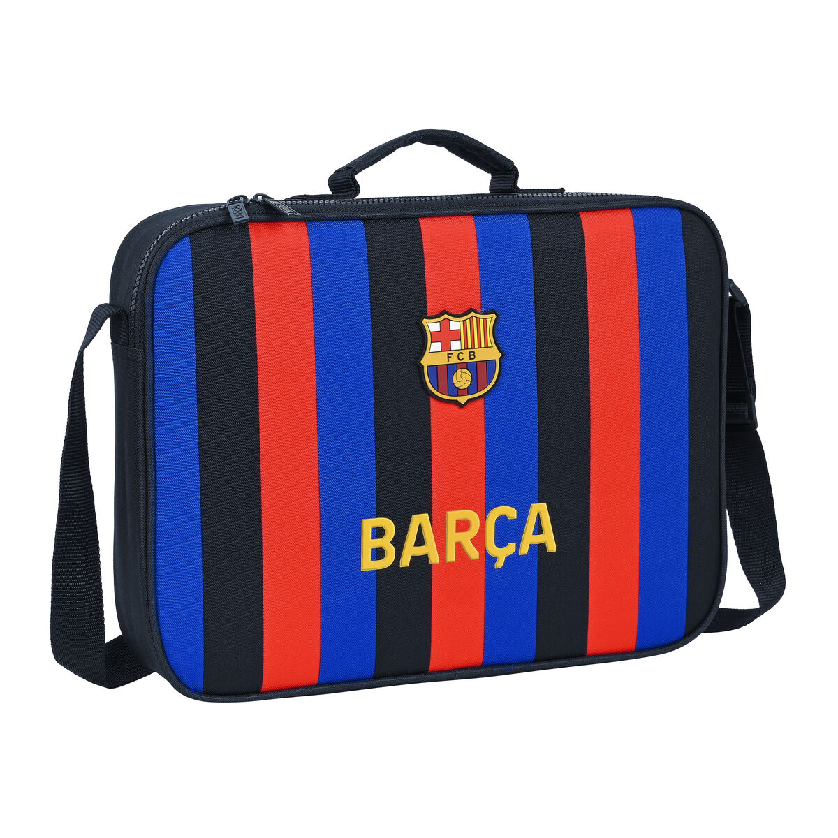 Školská taška F.C. Barcelona Hnedočervená Námornícka modrá (38 x 28 x 6 cm)
