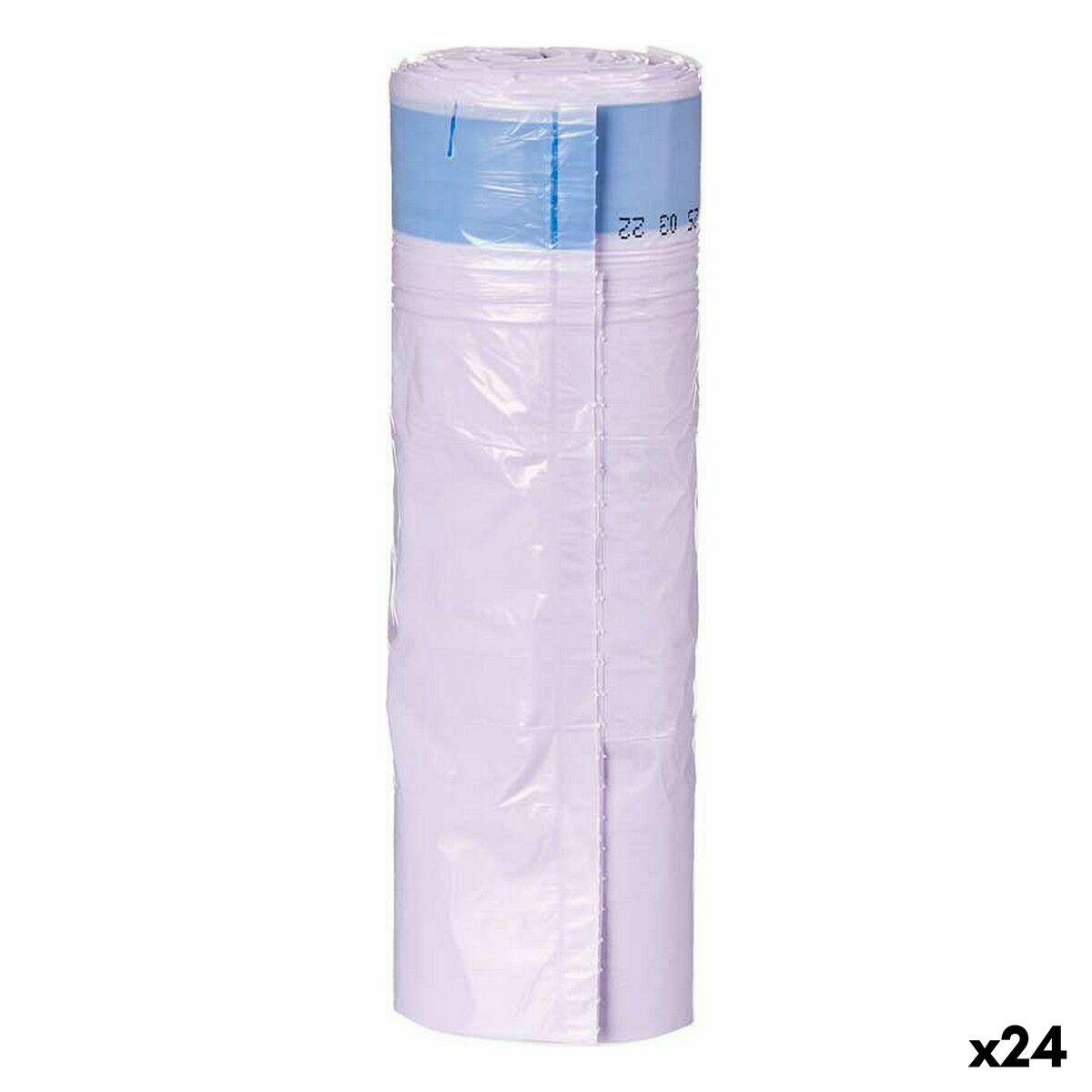 Sáčky do koša Parfumovaný Samozatvárač Fialová Polyetylén 24 kusov 10 L