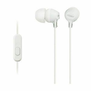 Slúchadlá s mikrofónom Sony MDREX15APW.CE7 in-ear Biela
