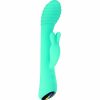 Vibrátor na stimuláciu bodu G Evolved Bunny Modrá