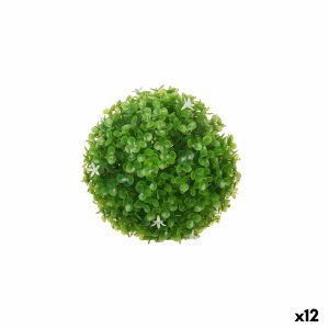 Okrasná rastlina Kvety Listy Lopta Plastické 17 x 17 x 17 cm (12 kusov)