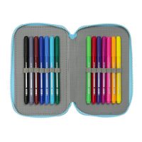 Trojitý peračník Bluey Nebeská modrá 12,5 x 19,5 x 5,5 cm 36 Kusy
