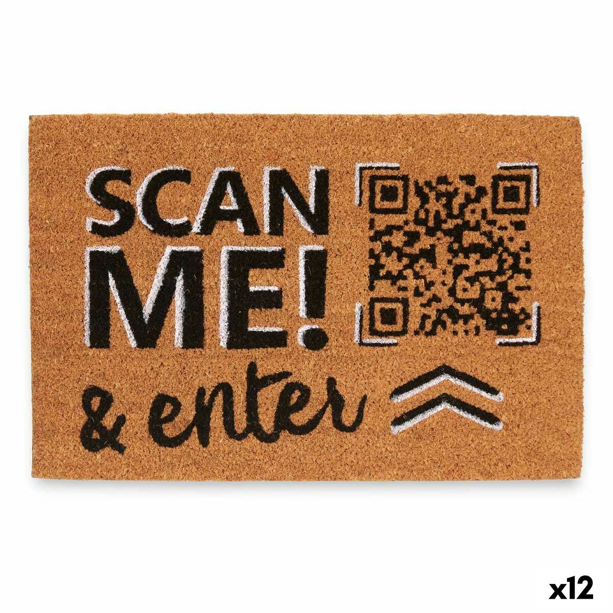 Rohožka Scan Me! Prírodná 60 x 1 x 40 cm (12 kusov)