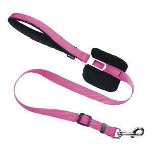 Vodítko pre psa Gloria 70-102 cm Ružová