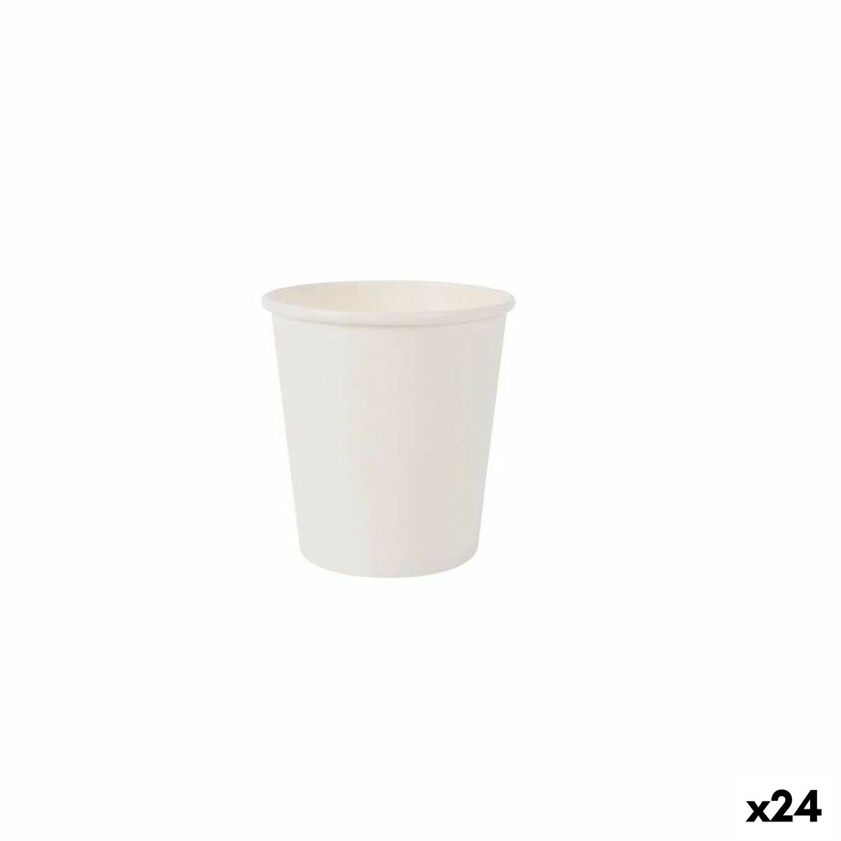 Sada pohárov Algon Jednorázový; nevratný Kartón Biela 20 Kusy 120 ml (24 kusov)