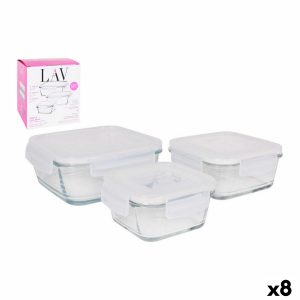 Súprava boxov 3 LAV Sklo (8 kusov) (3 pcs)