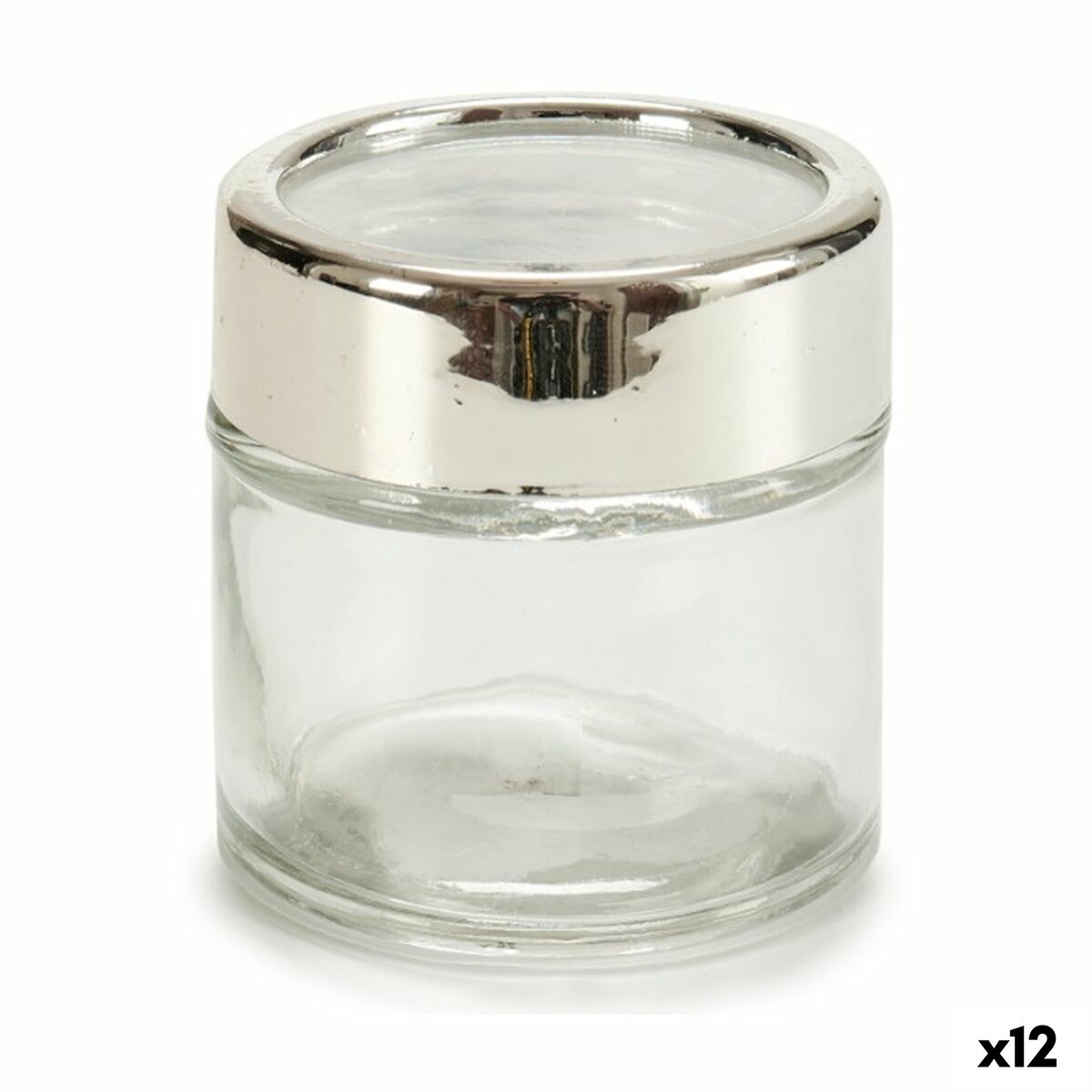 Loď Transparentná Sklo Plastické 80 ml 6,2 x 6,2 x 6,2 cm (12 kusov)