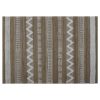 Koberec Home ESPRIT Biela Gaštanová Boho 75 x 175 x 1 cm