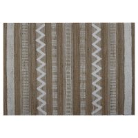 Koberec Home ESPRIT Biela Gaštanová Boho 75 x 175 x 1 cm