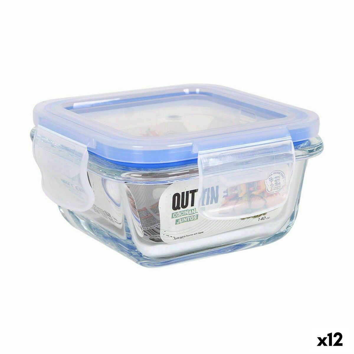 Tepelný obedár Quttin Hranatý 140 ml (12 kusov)