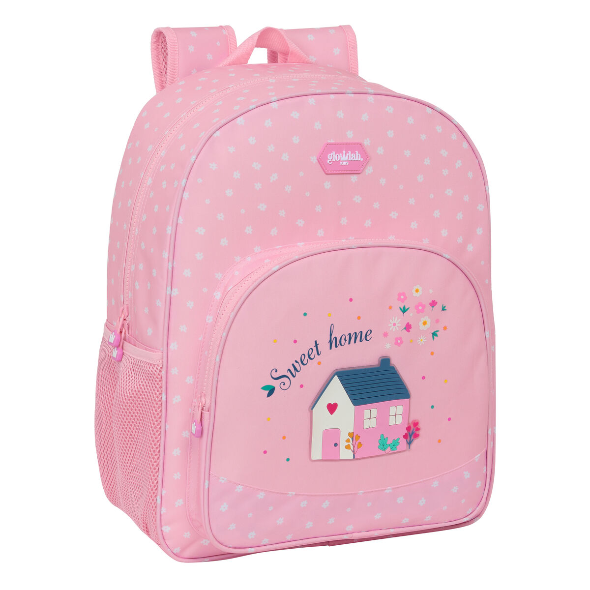 Školský batoh Glow Lab Sweet home Ružová 33 x 42 x 14 cm