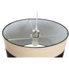 Stropné svetlo DKD Home Decor Biela Čierna Viacfarebná Striebristý Prírodná Kov 50 W Scandi 220 V 30 x 40 cm 38 x 38 x 25 cm (2