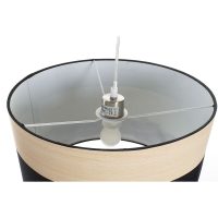 Stropné svetlo DKD Home Decor Biela Čierna Viacfarebná Striebristý Prírodná Kov 50 W Scandi 220 V 30 x 40 cm 38 x 38 x 25 cm (2